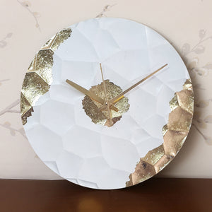 YC textured 12" - White & Gold