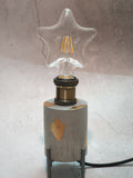 YC Cylindrical Lamp - Grey & Gold