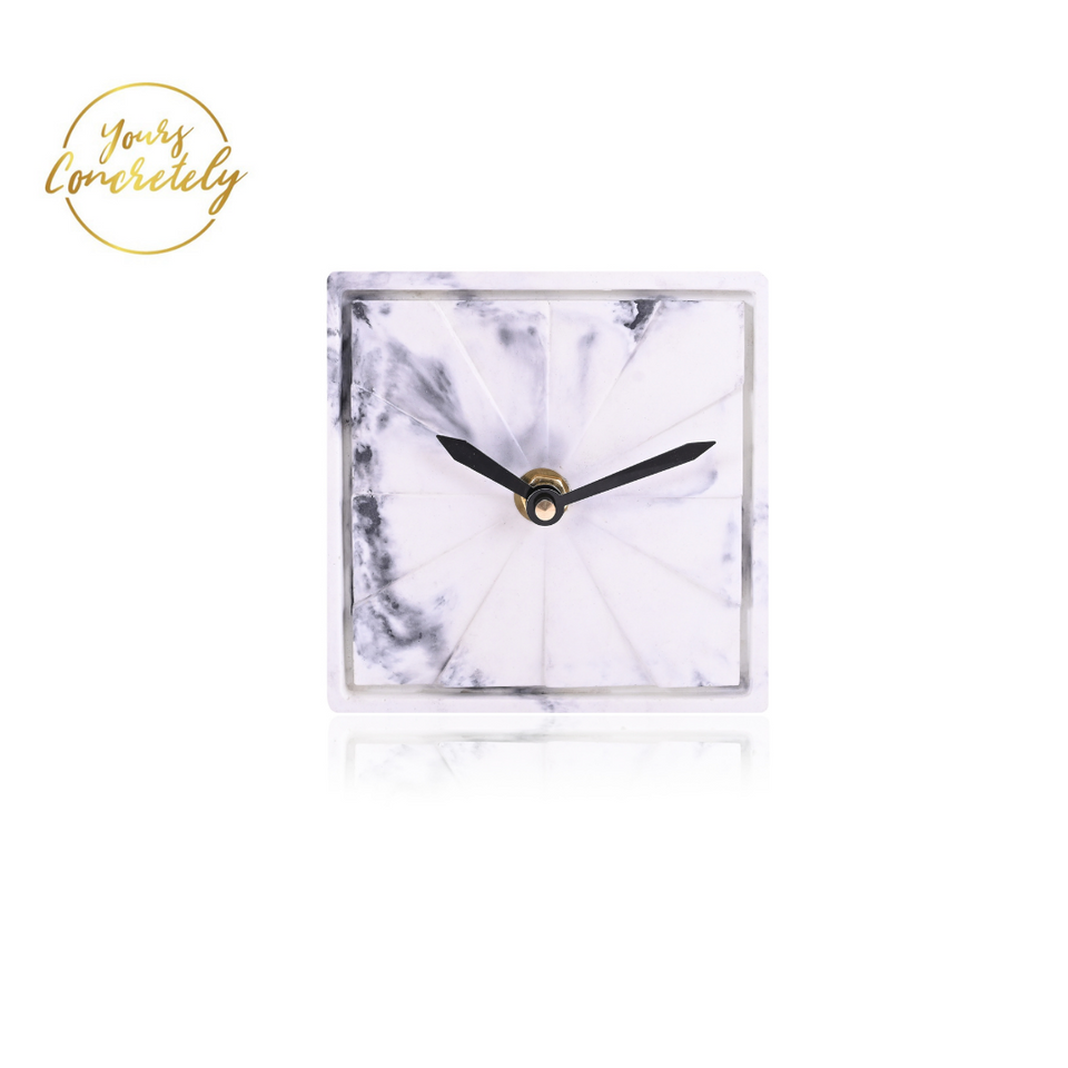 Table Clock - Elegance White&Black