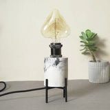 Lamp-White & black