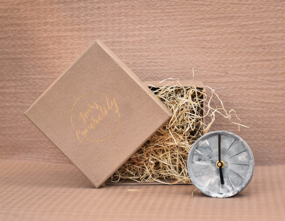Table Clock - Elevate Charcoal