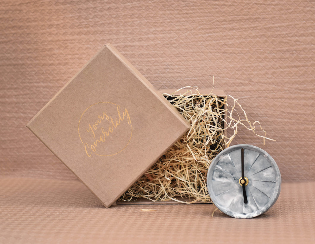 Table Clock - Elevate Charcoal