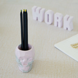 Skull pen holders