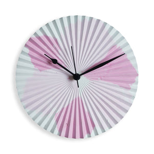 Pattern 9" - White & Pink (With Stand)