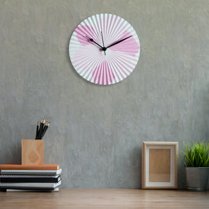 Pattern 9" - White & Pink (With Stand)