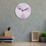 Pattern 9" - White & Pink (With Stand)