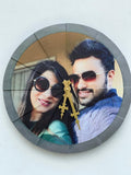 YC Photo Printed/Customised Concrete Clock