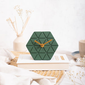 Desk Clock - Enigma Royal Green