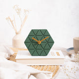 Desk Clock - Enigma Royal Green
