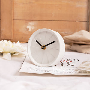 Table Clock - Elevate White