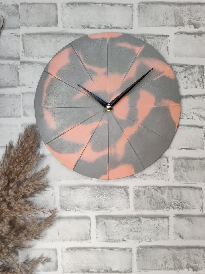 Sun -  Peach & Grey 12"