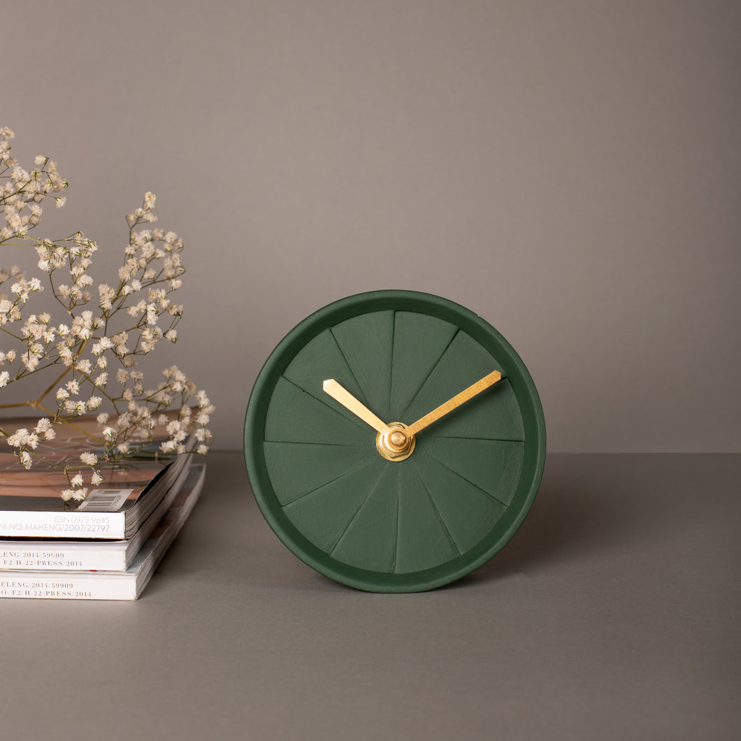Table Clock - Elevate Royal Green