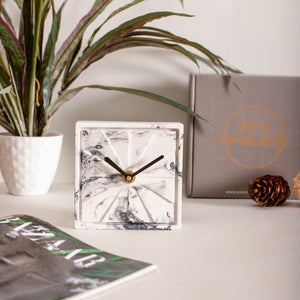 Table Clock - Elegance White&Black