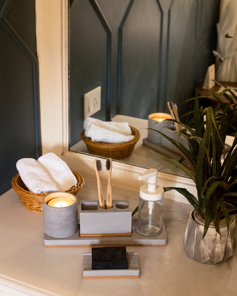Concrete Bathroom Set