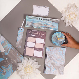 Work Desk Gift Hamper - Blue Shades