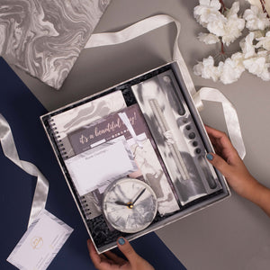 Work Desk Gift Hamper - Grey Shades
