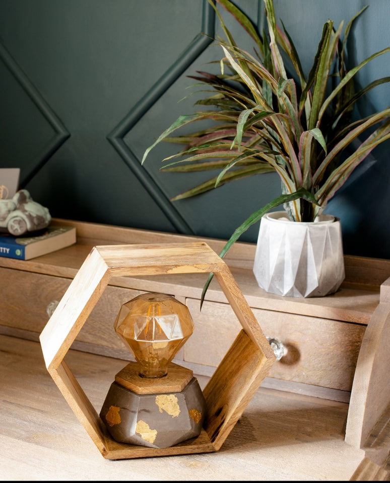 YC Hexawood Lamp - Luxe