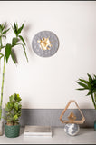 Lux Honeycomb 12" - Grey & Gold
