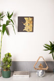 Luxe Square Concrete Clock 12" - Wild