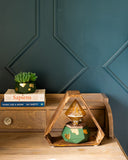 Luxe Lamp and Planter Combo - Royal Green