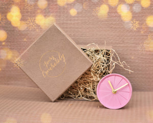 Table Clock - Elevate Pink
