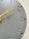 Alpha - 12" Concrete Clock Round