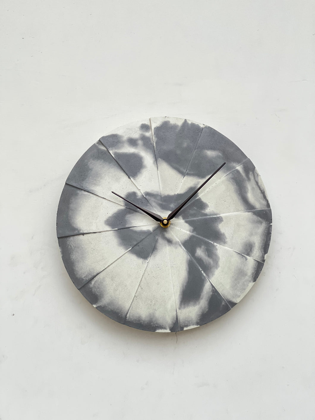 Grey cloud - 12” wall clock