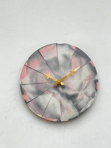 Pink light - 12” wall clock