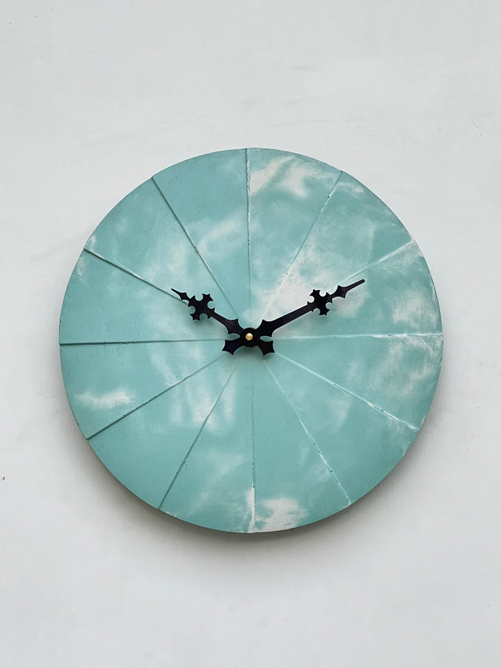 Island green - 12” wall clock